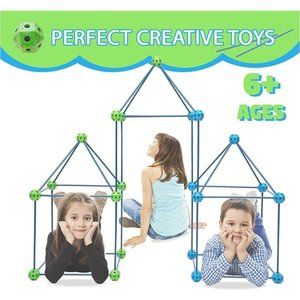 "Tinker" Toy Style Kids Fort Building Set STEM